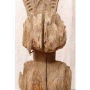 AL10 original AloAlo Grabstele der Sakalava antik nackte Frau 165 cm ca. 1900