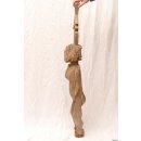 AL10 original AloAlo Grabstele der Sakalava antik nackte Frau 165 cm ca. 1900