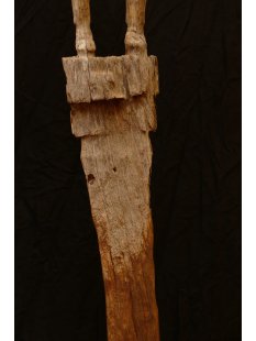 AL02 original AloAlo Grabpfosten Sakalava Frau mit Kopflast 164 cm 1940