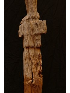 AL02 original AloAlo Grabpfosten Sakalava Frau mit Kopflast 164 cm 1940