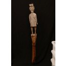 AL02 original AloAlo Grabpfosten Sakalava Frau mit Kopflast 164 cm 1940