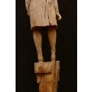 AL02 original AloAlo Grabpfosten Sakalava Frau mit Kopflast 164 cm 1940