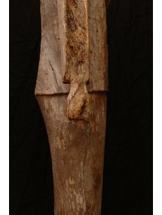 AL03 original AloAlo Grabpfosten der Mahafaly Mann mit Hut 120 cm 1910