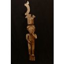 AL05 original AloAlo Fragment einer Grabstele der Sakalava antik nackte Frau 112 cm ca. 1900