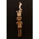 AL05 original AloAlo Fragment einer Grabstele der Sakalava antik nackte Frau 112 cm ca. 1900