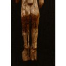 AL05 original AloAlo Fragment einer Grabstele der Sakalava antik nackte Frau 112 cm ca. 1900