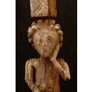 AL05 original AloAlo Fragment einer Grabstele der Sakalava antik nackte Frau 112 cm ca. 1900