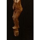 AL05 original AloAlo Fragment einer Grabstele der Sakalava antik nackte Frau 112 cm ca. 1900