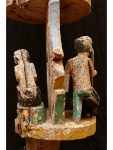 AL200 original und sehr selten AloAlo Grabstele Maroanaka Nr.1 ca. 1930  L&auml;nge 200 cm