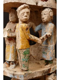 AL200 original und sehr selten AloAlo Grabstele Maroanaka Nr.1 ca. 1930  L&auml;nge 200 cm