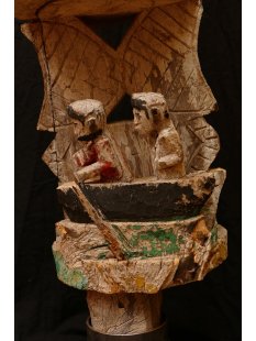 AL200 original und sehr selten AloAlo Grabstele Maroanaka Nr.1 ca. 1930  L&auml;nge 200 cm