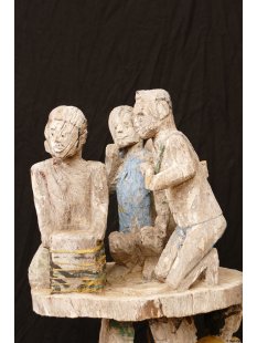 AL200 original und sehr selten AloAlo Grabstele Maroanaka Nr.1 ca. 1930  L&auml;nge 200 cm