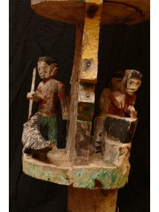 AL200 original und sehr selten AloAlo Grabstele Maroanaka Nr.1 ca. 1930  L&auml;nge 200 cm