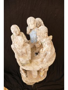 AL200 original und sehr selten AloAlo Grabstele Maroanaka Nr.1 ca. 1930  L&auml;nge 200 cm