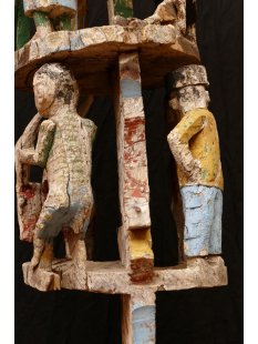 AL200 original und sehr selten AloAlo Grabstele Maroanaka Nr.1 ca. 1930  L&auml;nge 200 cm