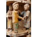 AL200 original und sehr selten AloAlo Grabstele Maroanaka Nr.1 ca. 1930  L&auml;nge 200 cm