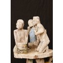 AL200 original und sehr selten AloAlo Grabstele Maroanaka Nr.1 ca. 1930  L&auml;nge 200 cm