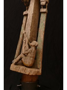 AL201 original und sehr selten AloAlo Grabstele Maroanaka Nr.2 ca. 1930  L&auml;nge 200 cm