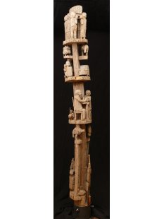 AL201 original und sehr selten AloAlo Grabstele Maroanaka Nr.2 ca. 1930  L&auml;nge 200 cm