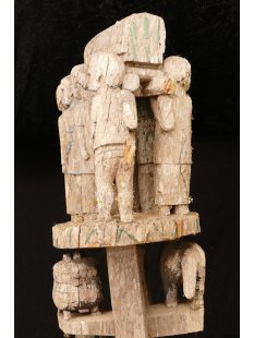 AL201 original und sehr selten AloAlo Grabstele Maroanaka Nr.2 ca. 1930  L&auml;nge 200 cm