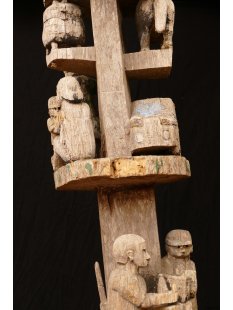 AL201 original und sehr selten AloAlo Grabstele Maroanaka Nr.2 ca. 1930  L&auml;nge 200 cm