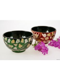 Vietnam Lackschale Bolan aus Holz mit Eierschalen belegt...