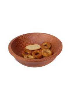 Vietnam Kokosholz Schale rund Guo  D: 18 cm = Code C