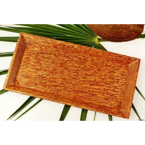 Vietnam Kokosholz Teller / Tablet Kong 24 x 12 cm = Code C