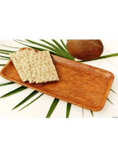 Vietnam Kokosholz Teller / Tablet Langsu 30 x 14 cm = Code E