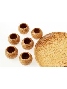 Vietnam Kokosholz Teeservice D: 20 cm = Code K