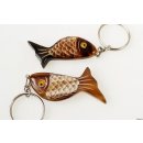 Schl&uuml;sselanh&auml;nger Fisch aus Horn = Code A 6 cm