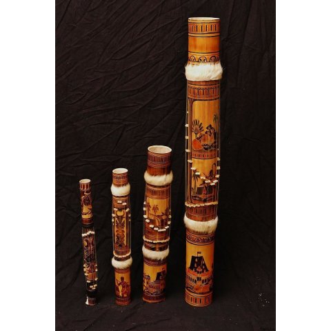 Zupfinstrument Valiha Dreifachsaiten Gr&ouml;&szlig;e MM 55 - 60 cm = Code I