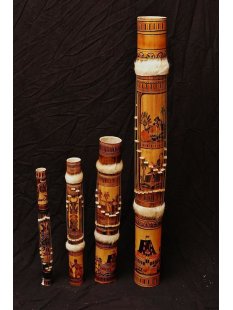 Zupfinstrument Valiha Dreifachsaiten Gr&ouml;&szlig;e MM...