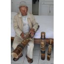 Zupfinstrument Valiha Dreifachsaiten Gr&ouml;&szlig;e MM 55 - 60 cm = Code I