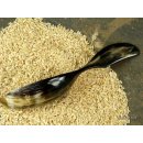 Horn Sch&ouml;pfl&ouml;ffel Reisl&ouml;ffel Afrika geschwungen 16 cm Code C