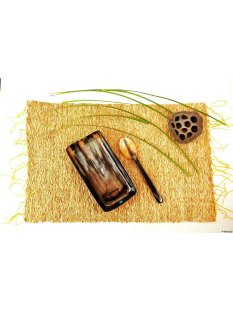 Vetiver Aromatherapie Tischl&auml;ufer 40 x 27 cm