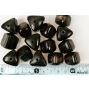 Hornperlen schwarz poliert 100 g Dach 20 mm