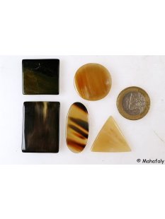 Hornplatten poliert 25 mm einfarbig/2. Qualit&auml;t - 50...