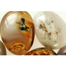 1 kg Handst&uuml;cken Handschmeichler Trommelstein Madagaskar Moosachat poliert Heilstein Edelstein getrommelt Steinheilkunde