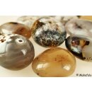 1 kg Handst&uuml;cken Handschmeichler Trommelstein Madagaskar Moosachat poliert Heilstein Edelstein getrommelt Steinheilkunde