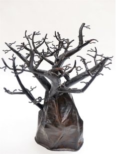 1 St&uuml;ck &Ouml;lfass Blech Deko Baobab 55 cm...