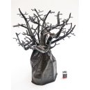 1 St&uuml;ck &Ouml;lfass Blech Deko Baobab 55 cm Mahajanga = Preiscode O