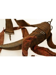 Zauberhorn Mohara ody Nr.10 Amulett und Fetisch der Sakalava 25 cm ca. 1955