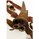 Zauberhorn Mohara ody Nr.10 Amulett und Fetisch der Sakalava 25 cm ca. 1955