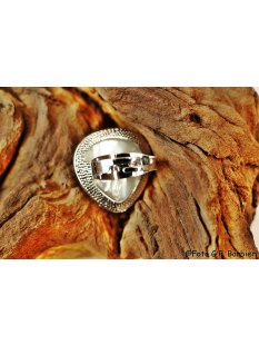 Perlmutt Ring echt helle Meeresmuschel Erestos2 Gr&ouml;&szlig;e variabel D 20 mm = Code C