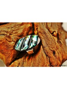 echte Abalone Perlmutt Ring Erestos3 Gr&ouml;&szlig;e...