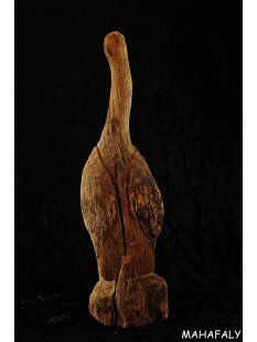 MF331 Fragment von Grabstele der Sakalava H&ouml;ckerente 53 cm 1940