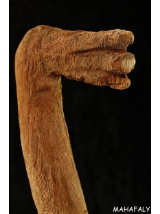 MF331 Fragment von Grabstele der Sakalava H&ouml;ckerente 53 cm 1940