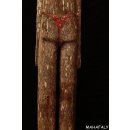 AL127 original AloAlo Skulptur der Sakalava Grabw&auml;chter Bikinifrau 170 cm ca. 1950