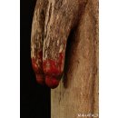 AL127 original AloAlo Skulptur der Sakalava Grabw&auml;chter Bikinifrau 170 cm ca. 1950